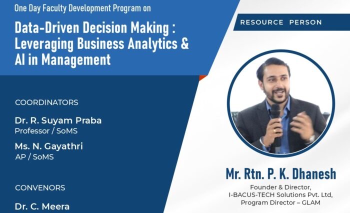 FDP on Business Analytics & AI - KCE SoMS FDP on Business Analytics & AI - KCE SoMS